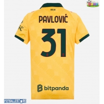 AC Milan Strahinja Pavlovic #31 Tredjedrakt Dame 2025-26 Kortermet